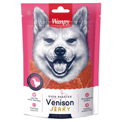wanpy perro jerky venado