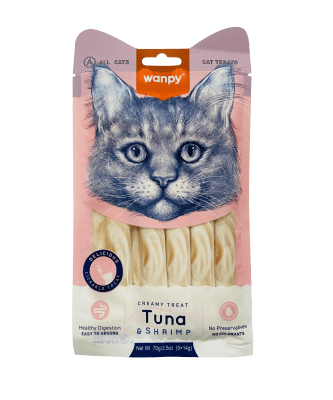 wanpy gato creamy atun y camaron
