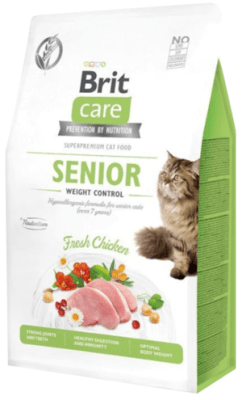 brit care cat senior weight control