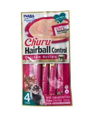 churu hairball gato x4tubos