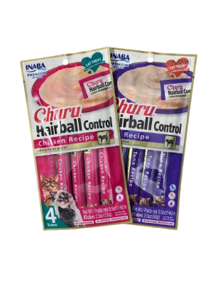 churu hairball gato x4tubos