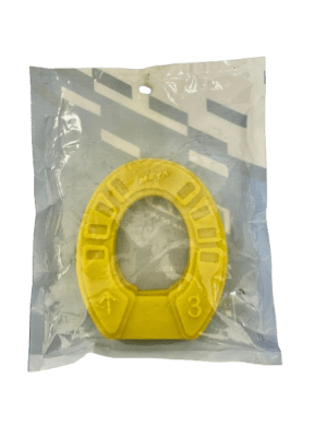 herradura meta amarilla mano angosto