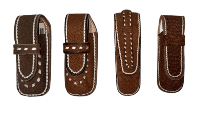 funda cortapluma cuero chancho