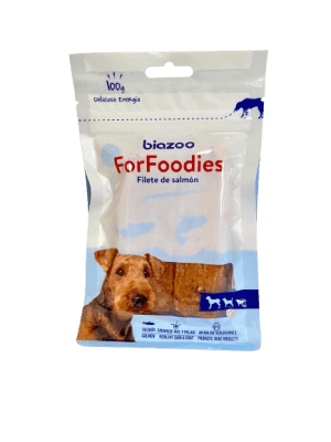 Biozoo perro filete salmon