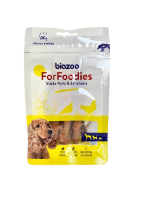 Biozoo perro sticks pollo/zanahoria