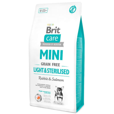 brit care grain free mini light&stetilized