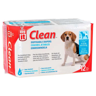dog it pañales