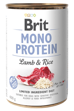 brit care mono proteina cordero/arroz
