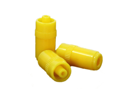 tapa heparinizada amarilla