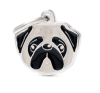 placa my family fawn pug1