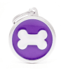 placa my family circle purple bone1
