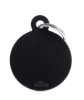 placa my family round alu black1