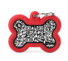 placa my family black alu rubber QR bone1