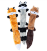 zippy paws skinny peltz three pack zorro, mapache y ardilla1