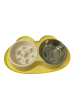 mp plato doble antihor acero/comedero lento1
