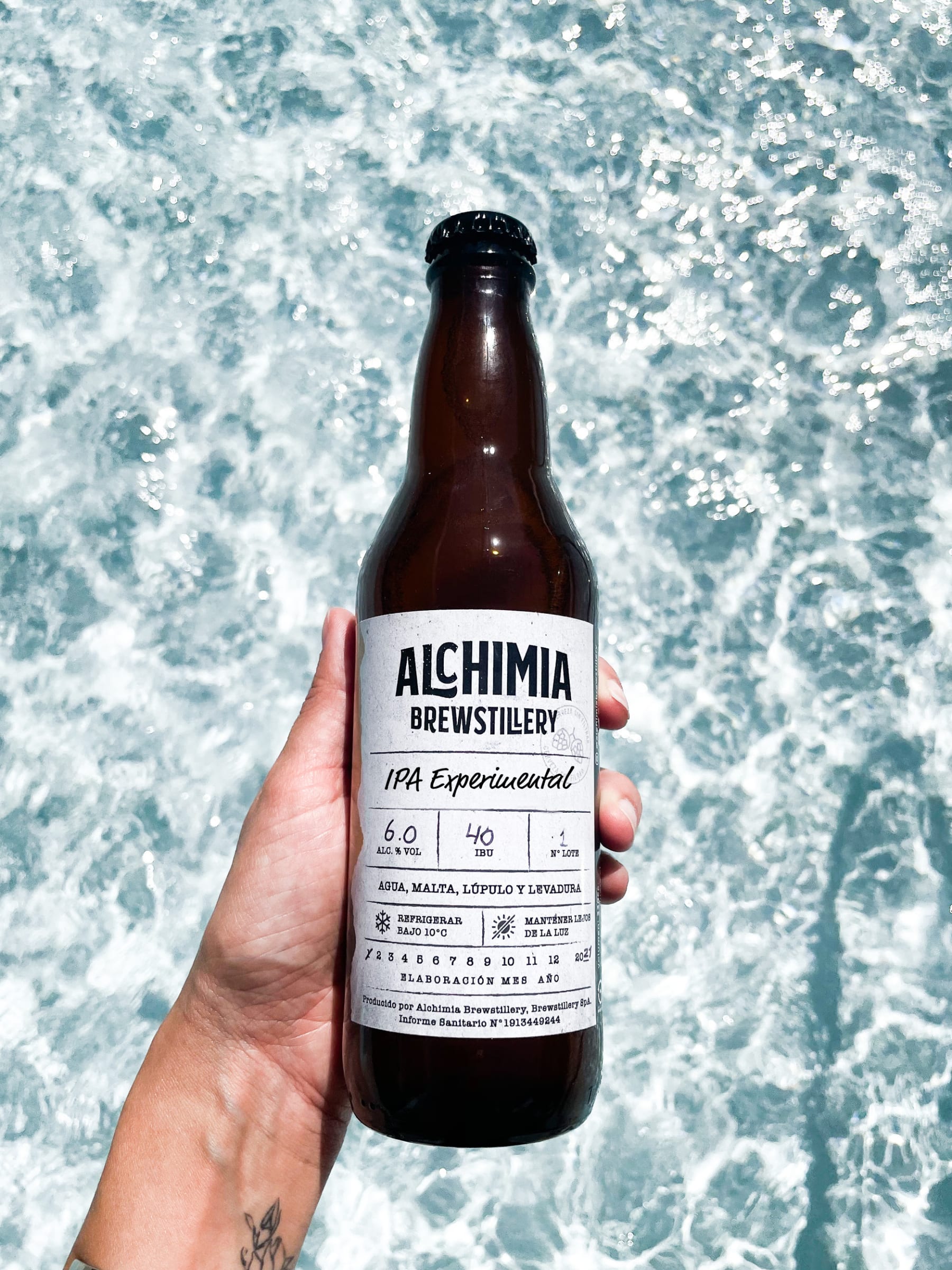Experimental IPA (6.0ABV / 35 IBU) Alchimia Brewstillery