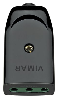 ENCHUFE HEMBRA VOLANTE 2P+T 10A 250V NEGRO VIMAR