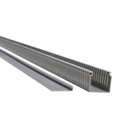 CANALETA RANURADA GRIS 40X40X2MTS FD1