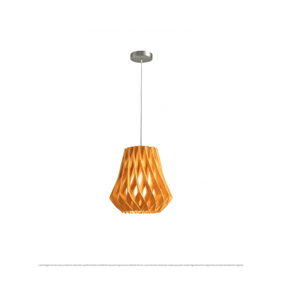 LAMPARA COLGANTE KAUNIS NATURAL 30CM E27  S/A1