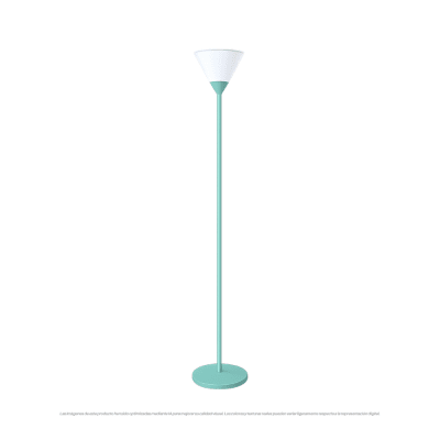 LAMP.  PIE ANTORCHA E27 MAX 60W VERDE/BLANCO S/A1