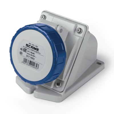 ENCHUFE IND. HEMBRA SCAME S/P 2P+T 16A IP67