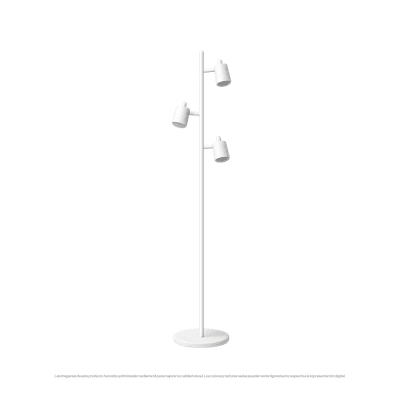 LAMP. PIE SILO BLANCO 3XGU10 MAX 35W S/A