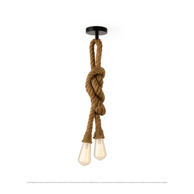 LAMPARA COLGANTE CORD 2XE27