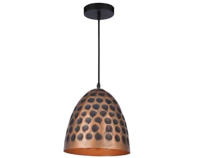 LAMPARA COLGAR EXTON ORO AÑEJO 1XE271