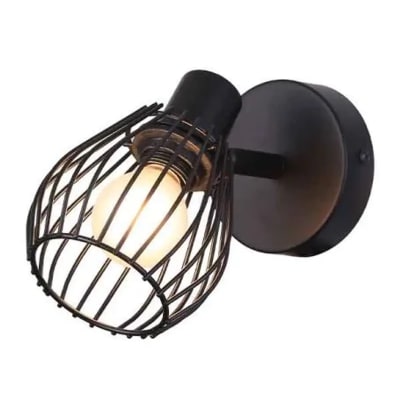 FOCO S/P 1XE14 BEAS METAL NEGRO MATE