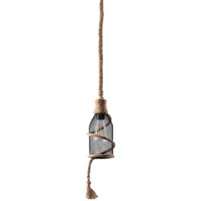 LAMPARA COLGANTE BOTELLA 1XE27