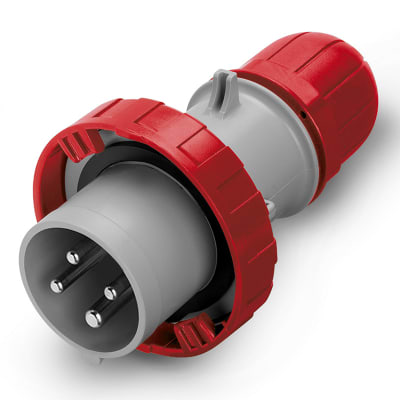 ENCHUFE IND. MACHO SCAME VOLANTE 3P+T 32A IP67