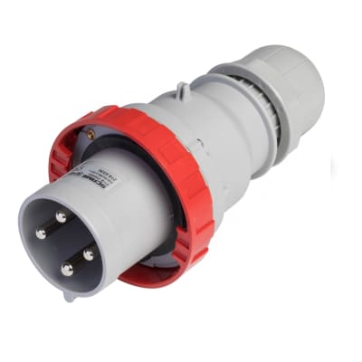 ENCHUFE IND. MACHO SCAME VOLANTE 3P+T 63A IP67