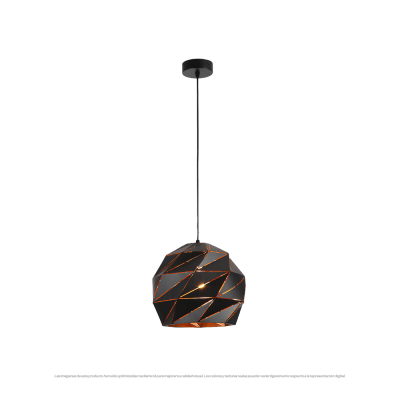 LAMPARA COLGANTE DIFUSOR VERTICES E27