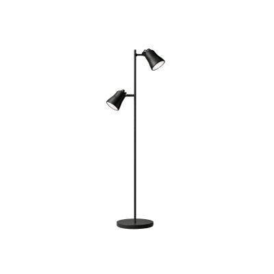 LAMP. PIE 2L GU10 AURUS NEGRO MATE  S/A1