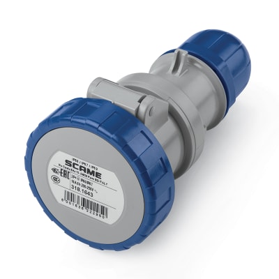 ENCHUFE IND. HEMBRA SCAME VOLANTE 2P+T 16A IP67