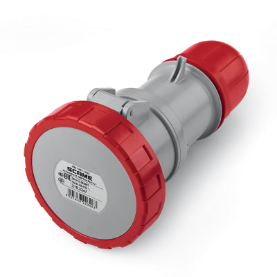 ENCHUFE IND. HEMBRA SCAME VOLANTE 4P+T 32A IP671