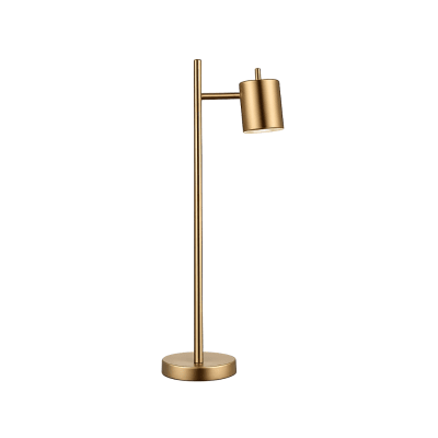 LAMP. ESC 1L GU10 SILO BRONCE PULIDO S/A2