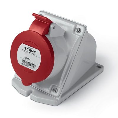 ENCHUFE IND. HEMBRA SCAME S/P 3P+T 32A IP44