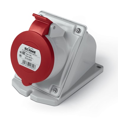 ENCHUFE IND. HEMBRA SCAME S/P 4P+T 32A IP44