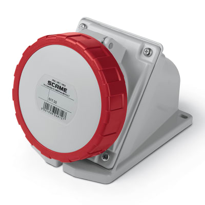 ENCHUFE IND. HEMBRA SCAME S/P 3P+T 32A IP67