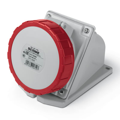 ENCHUFE IND. HEMBRA SCAME S/P 4P+T 32A IP67