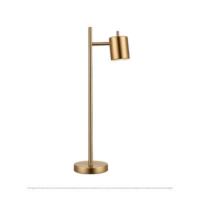LAMP. ESC 1L GU10 SILO BRONCE PULIDO S/A