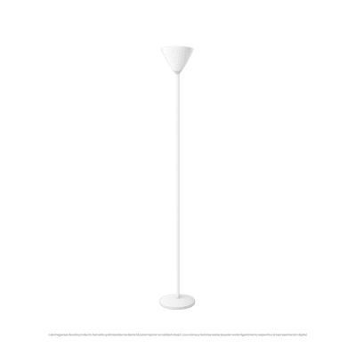 LAMP.  PIE ANTORCHA E27 MAX 60W BLANCO/BLANCO S/A