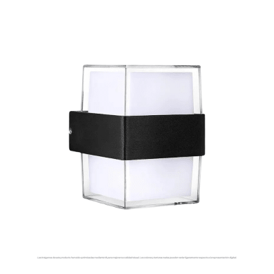 APLIQUE LED TRANSPARENTE 10W IP54 L/C WL2899-4 FD