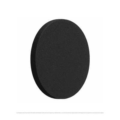 APLIQUE LED OVALADO NEGRO 6W LUZ INDIRECTA 3000K1