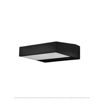 APLIQUE LED NEGRO 18W 3000K IP541