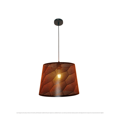 LAMPARA COLGANTE METAL CALADO E271