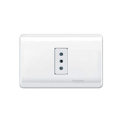 ENCHUFE SIMPLE BLANCO GENESIS SCH1
