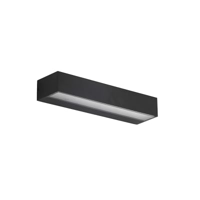 APLIQUE LED RECT. NEGRO 10W IP65 L/C