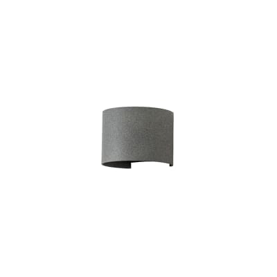 APLIQUE LED CIRCULAR GRIS 2X3W IP54 L/C
